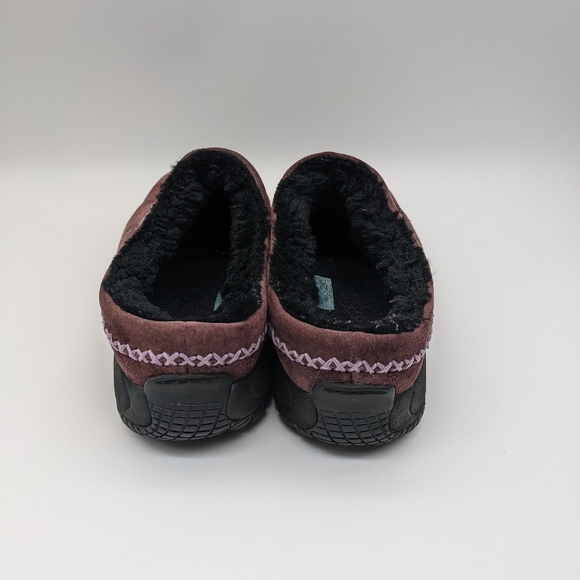 Merrell Women's Suede Dark Purple Clogs Shoes Size 8 - Picture 6 of 8